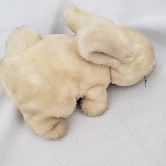 Eden Vintage Bunny Rabbit Plush Stuffed Animal Cream Tan 10 Inch - Picture 8 of 13
